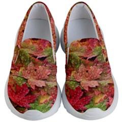 Spring Leafs Kids Lightweight Slip Ons by Sparkle