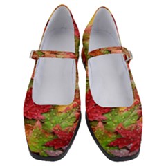 Spring Leafs Women s Mary Jane Shoes