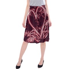 Heart #2 Midi Beach Skirt