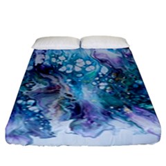 Sea Anemone  Fitted Sheet (king Size)