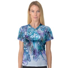 Sea Anemone  V-neck Sport Mesh Tee