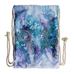 Sea Anemone  Drawstring Bag (large)