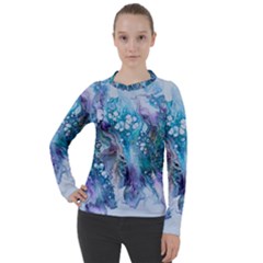 Sea Anemone  Women s Pique Long Sleeve Tee