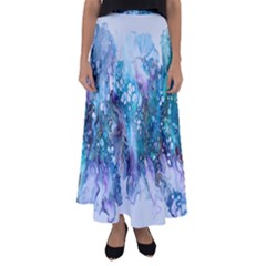 Sea Anemone  Flared Maxi Skirt