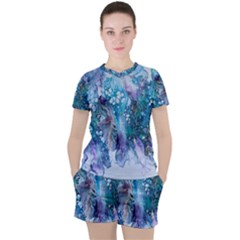 Sea Anemone  Women s Tee And Shorts Set