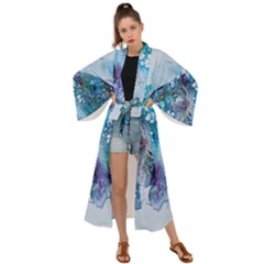 Sea Anemone  Maxi Kimono