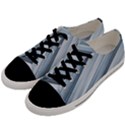 Modern Stripes Print Men s Low Top Canvas Sneakers View2