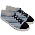 Modern Stripes Print Men s Low Top Canvas Sneakers View3