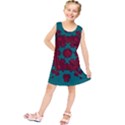 Cherry-blossom Mandala Of Sakura Branches Kids  Tunic Dress View1