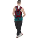 Cherry-blossom Mandala Of Sakura Branches Men s Sleeveless Hoodie View2