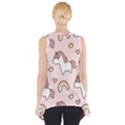 Cute-unicorn-rainbow-seamless-pattern-background Side Drop Tank Tunic View2