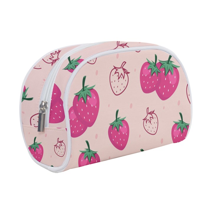 Seamless-strawberry-fruit-pattern-background Makeup Case (Small)