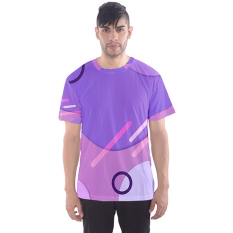 Colorful-abstract-wallpaper-theme Men s Sport Mesh Tee by Vaneshart