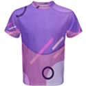 Colorful-abstract-wallpaper-theme Men s Cotton Tee View1