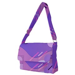 Colorful-abstract-wallpaper-theme Full Print Messenger Bag (m)