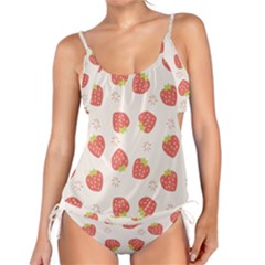 Strawberries-pattern-design Tankini Set