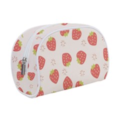 Strawberries-pattern-design Makeup Case (small)