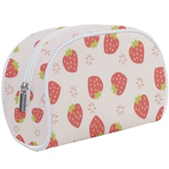 Strawberries-pattern-design Makeup Case (large)