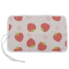 Strawberries-pattern-design Pen Storage Case (m) by Vaneshart