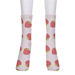 Strawberries-pattern-design Men s Crew Socks