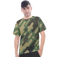 Camouflage-pattern-background Men s Sport Top