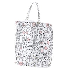 Big-collection-with-hand-drawn-objects-valentines-day Giant Grocery Tote