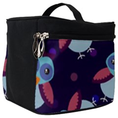 Owl-pattern-background Make Up Travel Bag (big) by Vaneshart