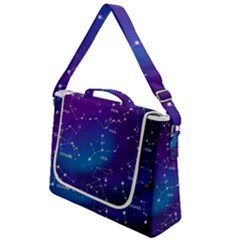 Realistic-night-sky-poster-with-constellations Box Up Messenger Bag by Vaneshart