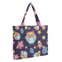 Owl stars pattern background Medium Tote Bag View2