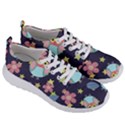 Owl stars pattern background Men s Lightweight Sports Shoes View3