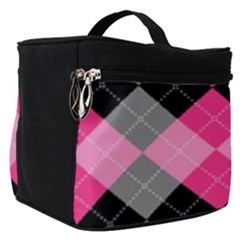 Seamless-argyle-pattern Make Up Travel Bag (small) by Vaneshart