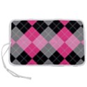 Seamless-argyle-pattern Pen Storage Case (M) View1