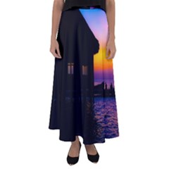 Ocean Dreaming Flared Maxi Skirt by essentialimage