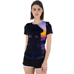 Ocean Dreaming Back Cut Out Sport Tee