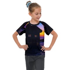 Ocean Dreaming Kids  Mesh Piece Tee