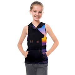 Ocean Dreaming Kids  Sleeveless Hoodie