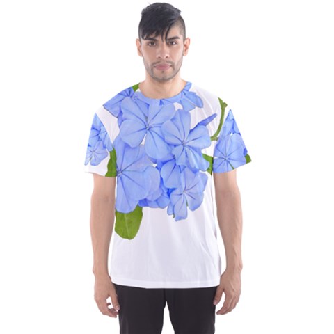 Botanical Floral Print Stylized Photo Men s Sport Mesh Tee by dflcprintsclothing