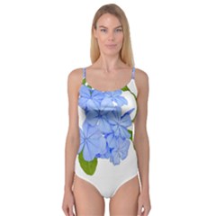 Botanical Floral Print Stylized Photo Camisole Leotard  by dflcprintsclothing