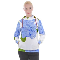 Botanical Floral Print Stylized Photo Women s Hooded Pullover by dflcprintsclothing