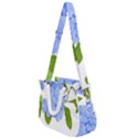 Botanical Floral Print Stylized Photo Rope Handles Shoulder Strap Bag View1