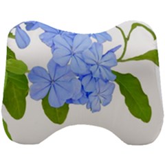 Botanical Floral Print Stylized Photo Head Support Cushion by dflcprintsclothing