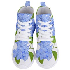 Botanical Floral Print Stylized Photo Women s Lightweight High Top Sneakers