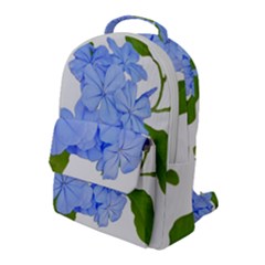 Botanical Floral Print Stylized Photo Flap Pocket Backpack (large)