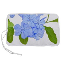 Botanical Floral Print Stylized Photo Pen Storage Case (m)