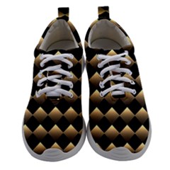 Golden-chess-board-background Athletic Shoes