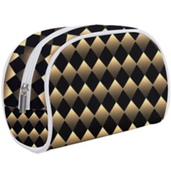 Golden-chess-board-background Makeup Case (large)