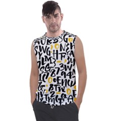 Letters-pattern Men s Regular Tank Top