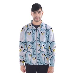 Penguins Pattern Men s Windbreaker