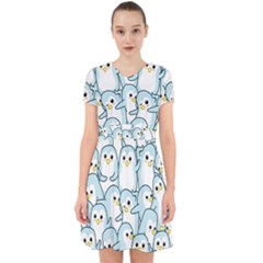 Penguins Pattern Adorable In Chiffon Dress by Vaneshart