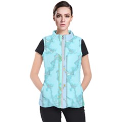 Background Marble Set Women s Puffer Vest by Vaneshart